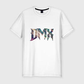Мужская футболка хлопок Slim с принтом DMX Color в Новосибирске, 92% хлопок, 8% лайкра | приталенный силуэт, круглый вырез ворота, длина до линии бедра, короткий рукав | Тематика изображения на принте: dmx | dog | earl simmons | hip hop | music | new york | rap | rapper | rip | ruff ryders | диэмикс | музыка | нью йорк | пёс | рэп | рэпер | хипхоп | эрл симмонс
