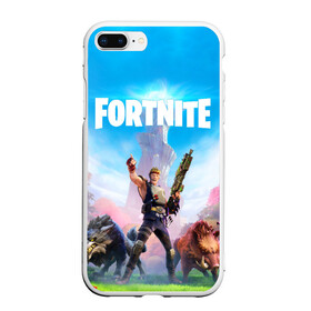 Чехол для iPhone 7Plus/8 Plus матовый с принтом Fortnite Новая Глава в Новосибирске, Силикон | Область печати: задняя сторона чехла, без боковых панелей | 2 глава | epic games | fortnite | jonesy | джонси | джоунзи | фортнайт