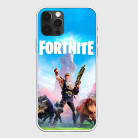 Чехол для iPhone 12 Pro с принтом Fortnite Новая Глава в Новосибирске, силикон | область печати: задняя сторона чехла, без боковых панелей | 2 глава | epic games | fortnite | jonesy | джонси | джоунзи | фортнайт