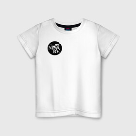 Детская футболка хлопок с принтом Nerv в Новосибирске, 100% хлопок | круглый вырез горловины, полуприлегающий силуэт, длина до линии бедер | 01 | anime | eva 01 | evangelion | nerv | аниме | евангелион | нерв | оон