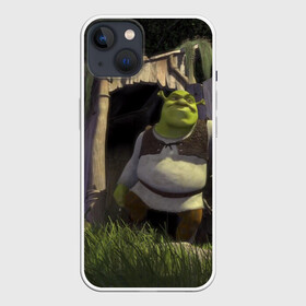 Чехол для iPhone 13 с принтом Somebody Once Told Me в Новосибирске,  |  | 20 | 4к | boots | cat | donkey | fiona | green | in | me | meme | memes | once | shrek | somebody | told | в | зеленый | кот | лет | мем | мемы | мульт | мультфильм | огр | огры | осел | сапогах | фиона | шрек