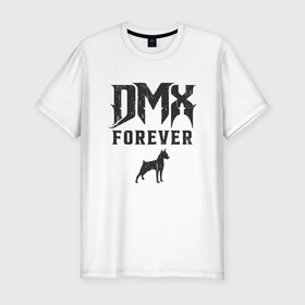 Мужская футболка хлопок Slim с принтом DMX Forever в Новосибирске, 92% хлопок, 8% лайкра | приталенный силуэт, круглый вырез ворота, длина до линии бедра, короткий рукав | Тематика изображения на принте: dmx | dog | earl simmons | hip hop | music | new york | rap | rapper | rip | ruff ryders | диэмикс | музыка | нью йорк | пёс | рэп | рэпер | хипхоп | эрл симмонс
