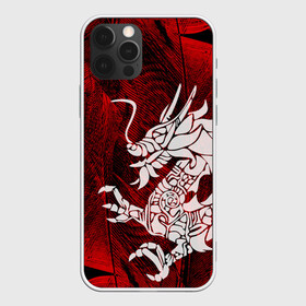 Чехол для iPhone 12 Pro с принтом Chinese Dragon в Новосибирске, силикон | область печати: задняя сторона чехла, без боковых панелей | китайский дракон | монстр | силуэт | символ добра | тату | ящерица