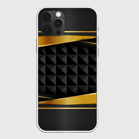 Чехол для iPhone 12 Pro с принтом 3D luxury black gold Плиты 3Д в Новосибирске, силикон | область печати: задняя сторона чехла, без боковых панелей | luxury | versace | vip | абстракция | версаче | вип | паттерн | роскошь | текстуры