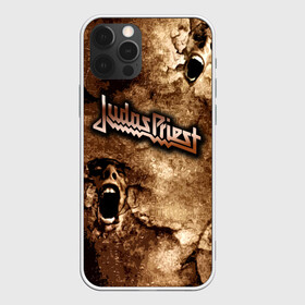 Чехол для iPhone 12 Pro с принтом JUDAS PRIEST SCREAM в Новосибирске, силикон | область печати: задняя сторона чехла, без боковых панелей | judas priest | гленн типтон | йен хилл | роб хэлфорд | скотт трэвис | хард рок | хеви метал