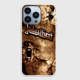 Чехол для iPhone 13 Pro с принтом JUDAS PRIEST SCREAM в Новосибирске,  |  | judas priest | гленн типтон | йен хилл | роб хэлфорд | скотт трэвис | хард рок | хеви метал