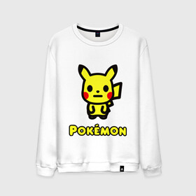 Мужской свитшот хлопок с принтом POKEMON / ПОКЕМОН в Новосибирске, 100% хлопок |  | a bathing ape | bape | bape shark | bape sta | monkey | pikachu | pokemons | star | streetwear | бейп | горила | обезьянка | пикачу | покемоны. | стар | стритвеар | стритвир бренд | уличный стиль