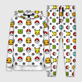 Женский костюм 3D с принтом POKEMON   ПОКЕМОНЫ в Новосибирске,  |  | a bathing ape | bape | bape shark | bape sta | monkey | pikachu | pokemons | star | streetwear | бейп | горила | обезьянка | пикачу | покемоны | стар | стритвеар | стритвир бренд | узор. | уличный стиль