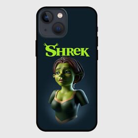 Чехол для iPhone 13 mini с принтом Fiona | Фиона (Z) в Новосибирске,  |  | dreamworks | fiona | shrek | зелёный огр | мульт | мультфильм | приключения | фиона