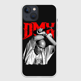 Чехол для iPhone 13 с принтом Legend DMX в Новосибирске,  |  | Тематика изображения на принте: again | and | at | blood | born | champ | clue | d | dark | dj | dmx | dog | earl | flesh | get | grand | hell | hot | is | its | legend | loser | lox | m | man | me | my | now | of | simmons | the | then | there | walk | was | with | x | year | 