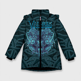 Зимняя куртка для девочек 3D с принтом Valheim знак викинга в Новосибирске, ткань верха — 100% полиэстер; подклад — 100% полиэстер, утеплитель — 100% полиэстер. | длина ниже бедра, удлиненная спинка, воротник стойка и отстегивающийся капюшон. Есть боковые карманы с листочкой на кнопках, утяжки по низу изделия и внутренний карман на молнии. 

Предусмотрены светоотражающий принт на спинке, радужный светоотражающий элемент на пуллере молнии и на резинке для утяжки. | fantasy | mmo | valheim | valve | валхейм | вальхейм | викинги | выживалка | игра | королевская битва | ммо | ролевая игра | фэнтази