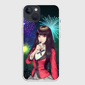 Чехол для iPhone 13 с принтом Anime Girl в Новосибирске,  |  | kakegurui | аниме | арт | безумный азарт | графика