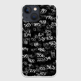 Чехол для iPhone 13 mini с принтом Минус семь в Новосибирске,  |  | 1000 7 | anime | ken kaneki | manga | tokyo ghoul | аниме | арифметика | канеки | кен | манга | математика | минус | семь | токийский гуль | тысяча | числа