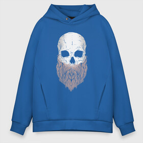 Мужское худи Oversize хлопок с принтом Череп с бородой Bearded Skull в Новосибирске, френч-терри — 70% хлопок, 30% полиэстер. Мягкий теплый начес внутри —100% хлопок | боковые карманы, эластичные манжеты и нижняя кромка, капюшон на магнитной кнопке | 100 эко | beard | big daddy | boomer | fashion man | hipster | hipster merch | old school | real man | vintage | wild beast | борода | борода всему глава | бородач | бумер | винтаж | хипстер | хипстер мерч | хипстерская борода | хипстерский