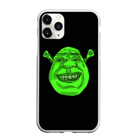 Чехол для iPhone 11 Pro матовый с принтом Shreks Face в Новосибирске, Силикон |  | Тематика изображения на принте: donkey | fiona | gonna | is | life | love | me | once | roll | shrek | somebody | the | told | world | артур | в | гарольд | дракон | жизнь | кот | лорд | любовь | мем | мерлин | огр | осел | пиноккио | пряник | сапогах | фаркуад | фиона | чарм