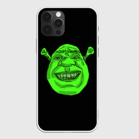 Чехол для iPhone 12 Pro Max с принтом Shreks Face в Новосибирске, Силикон |  | Тематика изображения на принте: donkey | fiona | gonna | is | life | love | me | once | roll | shrek | somebody | the | told | world | артур | в | гарольд | дракон | жизнь | кот | лорд | любовь | мем | мерлин | огр | осел | пиноккио | пряник | сапогах | фаркуад | фиона | чарм