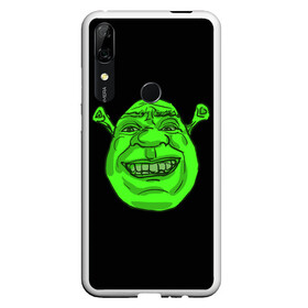 Чехол для Honor P Smart Z с принтом Shreks Face в Новосибирске, Силикон | Область печати: задняя сторона чехла, без боковых панелей | Тематика изображения на принте: donkey | fiona | gonna | is | life | love | me | once | roll | shrek | somebody | the | told | world | артур | в | гарольд | дракон | жизнь | кот | лорд | любовь | мем | мерлин | огр | осел | пиноккио | пряник | сапогах | фаркуад | фиона | чарм