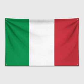 Флаг-баннер с принтом ИТАЛИЯ ITALY в Новосибирске, 100% полиэстер | размер 67 х 109 см, плотность ткани — 95 г/м2; по краям флага есть четыре люверса для крепления | герб италии | герб италия | италия | италия герб | италия флаг | италия форма | италия футбол | итальянец | флаг италии | флаг италия | форма италии | форма италия | форма сборной италии