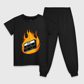 Детская пижама хлопок с принтом BTS FIRE БТС ОГОНЬ в Новосибирске, 100% хлопок |  брюки и футболка прямого кроя, без карманов, на брюках мягкая резинка на поясе и по низу штанин
 | army | bangtan boys | bt21 | bts | bts stickers | chimmy | cooky | k pop | koya | mang | monster | rap monster | rapmon | rj | rm | shooky | tata | van | бтс | ви | джей хоуп | джонгук | кейпоп | реп монстр | стикеры bts | сюга | чимин | чин