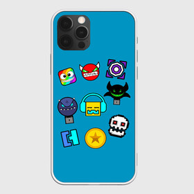 Чехол для iPhone 12 Pro Max с принтом Geometry Dash Icons в Новосибирске, Силикон |  | 2d | dash | demon | demons | devil | game | games | geometry | pixel | pixels | skull | smile | геометрия | демон | дьявол | игра | пикслели | платформер | смайл | смайлик | улыбка | череп