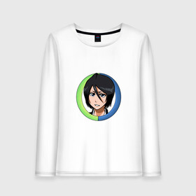 Женский лонгслив хлопок с принтом Rukia Kuchiki Bleach в Новосибирске, 100% хлопок |  | anime | bleach | hero | ichigo kurosaki | manga | rukia kuchiki | блич | герой | ичиго куросаки | рукия