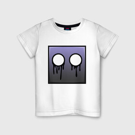 Детская футболка хлопок с принтом Geometry Dash | Black tears (Z) в Новосибирске, 100% хлопок | круглый вырез горловины, полуприлегающий силуэт, длина до линии бедер | 2d | arcade | game | geometry dash | meltdown | robtop | аркада | геометрический тире | раннер