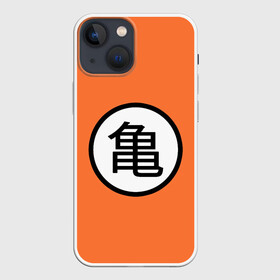 Чехол для iPhone 13 mini с принтом Сон Гоку знак в Новосибирске,  |  | anime | dragon ball | аниме | анимэ | драгон бал | дрэгон бол | жемчуг дракона | сон гоку