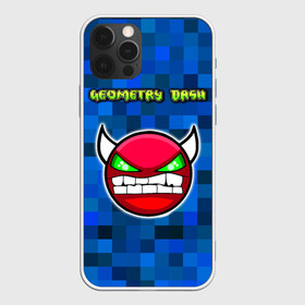 Чехол для iPhone 12 Pro Max с принтом Geometry Dash в Новосибирске, Силикон |  | devil | geometry dash | pixel | геометри дэш | геометрический рывок | геометрия даш | демон | игры | логотипы игр | пиксель | смайл | эмоции