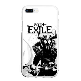 Чехол для iPhone 7Plus/8 Plus матовый с принтом PATCH OF EXILE WARRIOR в Новосибирске, Силикон | Область печати: задняя сторона чехла, без боковых панелей | dota | game | path of exile | войн | дота | игра | ммо | монстр | патч оф экзайл | рыцарь