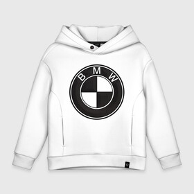 Детское худи Oversize хлопок с принтом BMW LOGO CARBON в Новосибирске, френч-терри — 70% хлопок, 30% полиэстер. Мягкий теплый начес внутри —100% хлопок | боковые карманы, эластичные манжеты и нижняя кромка, капюшон на магнитной кнопке | bmw | абстракция | авто | автомобиль | бмв | карбон | лого | логотип | машина | скорость