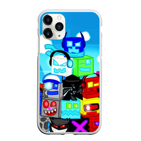 Чехол для iPhone 11 Pro матовый с принтом GEOMETRY DASH / ГЕОМЕТРИ ДАШ в Новосибирске, Силикон |  | Тематика изображения на принте: 2d игра | android game. | geometry dash | mobile game | robtop | андроид игра | геометри даш | кубики | кубы | мобильная игра | неон