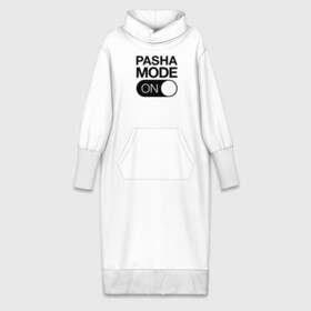 Платье удлиненное хлопок с принтом Pasha Mode On в Новосибирске,  |  | name | names | имена | имя | надписи | паша | прикольные | стикер