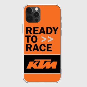 Чехол для iPhone 12 Pro с принтом KTM | READY TO RACE (Z) в Новосибирске, силикон | область печати: задняя сторона чехла, без боковых панелей | Тематика изображения на принте: enduro | ktm | moto | moto sport | motocycle | sportmotorcycle | ктм | мото | мото спорт | мотоспорт | спорт мото