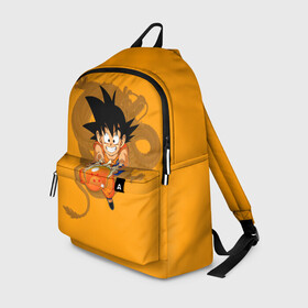 Рюкзак 3D с принтом Kid Goku в Новосибирске, 100% полиэстер | лямки с регулируемой длиной, сверху петелька, чтобы рюкзак можно было повесить на вешалку. Основное отделение закрывается на молнию, как и внешний карман. Внутри два дополнительных кармана, один из которых закрывается на молнию. По бокам два дополнительных кармашка | anime | dragon ball | аниме | анимэ | драгон бал | дрэгон бол | жемчуг дракона