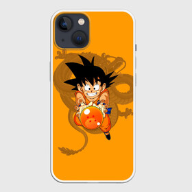 Чехол для iPhone 13 с принтом Kid Goku в Новосибирске,  |  | anime | dragon ball | аниме | анимэ | драгон бал | дрэгон бол | жемчуг дракона