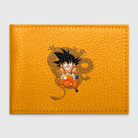 Обложка для студенческого билета с принтом Kid Goku в Новосибирске, натуральная кожа | Размер: 11*8 см; Печать на всей внешней стороне | Тематика изображения на принте: anime | dragon ball | аниме | анимэ | драгон бал | дрэгон бол | жемчуг дракона