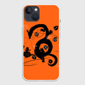 Чехол для iPhone 13 с принтом Драконьи яйца в Новосибирске,  |  | anime | dragon ball | аниме | анимэ | драгон бал | дрэгон бол | жемчуг дракона