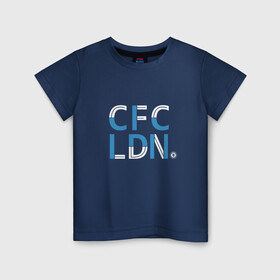 Детская футболка хлопок с принтом FC Chelsea | CFC London (2021/22) в Новосибирске, 100% хлопок | круглый вырез горловины, полуприлегающий силуэт, длина до линии бедер | 0x000000123 | chelsea | stamford bridge | вернер | канте | стамфорд бридж | челси