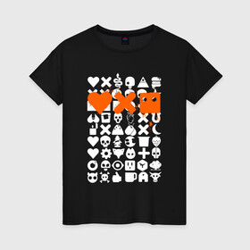 Женская футболка хлопок с принтом Love Death and Robots в Новосибирске, 100% хлопок | прямой крой, круглый вырез горловины, длина до линии бедер, слегка спущенное плечо | death | logo | love | netflix | robots | анимация | кино | лого | любовь | нетфликс | роботы | сериал