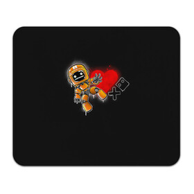 Коврик для мышки прямоугольный с принтом K-VRC | Love Death and Robots в Новосибирске, натуральный каучук | размер 230 х 185 мм; запечатка лицевой стороны | death | heart | hearts | k vrc | ldr | logo | love | netflix | robots | smile | анимация | кино | лого | лср | любовь | нетфликс | роботы | сердце | сериал | смайл | смайлик