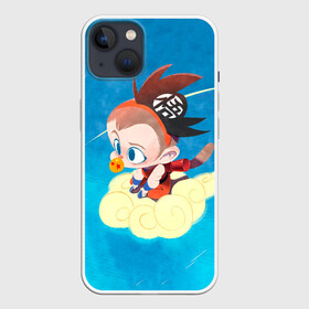 Чехол для iPhone 13 с принтом Baby Goku в Новосибирске,  |  | anime | dragon ball | аниме | анимэ | драгон бал | дрэгон бол | жемчуг дракона