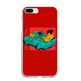 Чехол для iPhone 7Plus/8 Plus матовый с принтом Old Dragon Ball в Новосибирске, Силикон | Область печати: задняя сторона чехла, без боковых панелей | anime | dragon ball | аниме | анимэ | драгон бал | дрэгон бол | жемчуг дракона