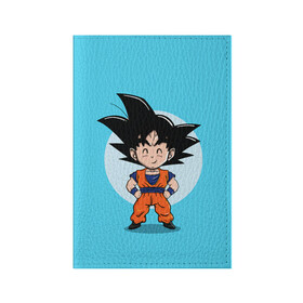 Обложка для паспорта матовая кожа с принтом Sweet Goku в Новосибирске, натуральная матовая кожа | размер 19,3 х 13,7 см; прозрачные пластиковые крепления | Тематика изображения на принте: anime | dragon ball | аниме | анимэ | драгон бал | дрэгон бол | жемчуг дракона