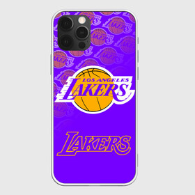 Чехол для iPhone 12 Pro с принтом LOS ANGELES LAKERS / ЛЕЙКЕРС в Новосибирске, силикон | область печати: задняя сторона чехла, без боковых панелей | 24 lakers | kobe bryant | lakers | los angeles lakers | баскетбол. | коби брайант | лос анджелес лейкерс | лосанджелес лейкерс