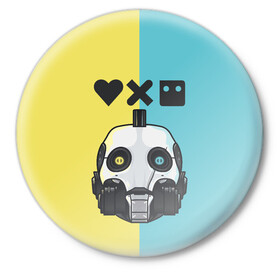 Значок с принтом XBOT 4000 | Love, Death and Robots (Z) в Новосибирске,  металл | круглая форма, металлическая застежка в виде булавки | death | love | love death robots | netflix | robots | vedeathrobots | xbot 4000 | любовь | нетфликс | роботы | сериал | сериалы