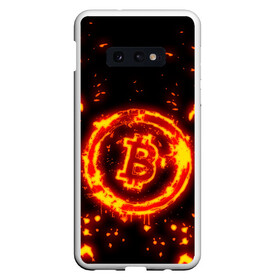 Чехол для Samsung S10E с принтом BITCOIN / БИТКОИН / ОГОНЬ в Новосибирске, Силикон | Область печати: задняя сторона чехла, без боковых панелей | binance | binance com | bitcoin | bittrex com | btc | exmo me | hodl. | trading | банан биржа | бинанс | биткоин | криптовалюта биржа | криптотрейдер | криптотрейдинг | трейдинг