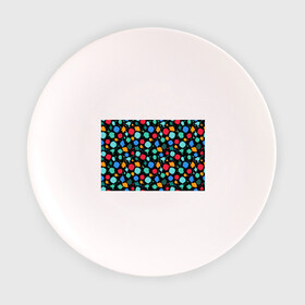 Тарелка 3D с принтом Брызги красок в Новосибирске, фарфор | диаметр - 210 мм
диаметр для нанесения принта - 120 мм | брызги | краски | палитра | пятна | радуга | текстура | цвет | яркое