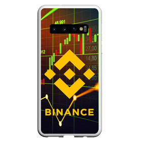 Чехол для Samsung Galaxy S10 с принтом BINANCE / БИНАНС / БАНАН в Новосибирске, Силикон | Область печати: задняя сторона чехла, без боковых панелей | binance | binance com | bitcoin | bittrex com | btc | exmo me | hodl. | trading | банан биржа | бинанс | биткоин | криптовалюта биржа | криптотрейдер | криптотрейдинг | трейдинг