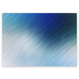 Поздравительная открытка с принтом Текстура Оттенки льда в Новосибирске, 100% бумага | плотность бумаги 280 г/м2, матовая, на обратной стороне линовка и место для марки
 | Тематика изображения на принте: background | blue | dark | gradient | ice | lines | paints | ripples | spot | spots | stripes | texture | waves | white | белый | волны | градиент | лед | линии | полосы | пятна | пятно | рябь | светлый | синий | текстура | темная | тьма | фон