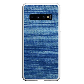 Чехол для Samsung Galaxy S10 с принтом Texture. Denim в Новосибирске, Силикон | Область печати: задняя сторона чехла, без боковых панелей | background | blue | dark | denim | gradient | ice | jeans | paints | ripples | spot | spots | stripes | texture | white | белый | градиент | джинсы | лед | линии | полосы | пятна | пятно | светлый | синий | текстура | темная | ткань | тьма | фон